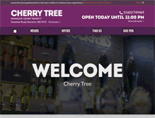 Tablet Screenshot of cherrytreepubnorwich.co.uk